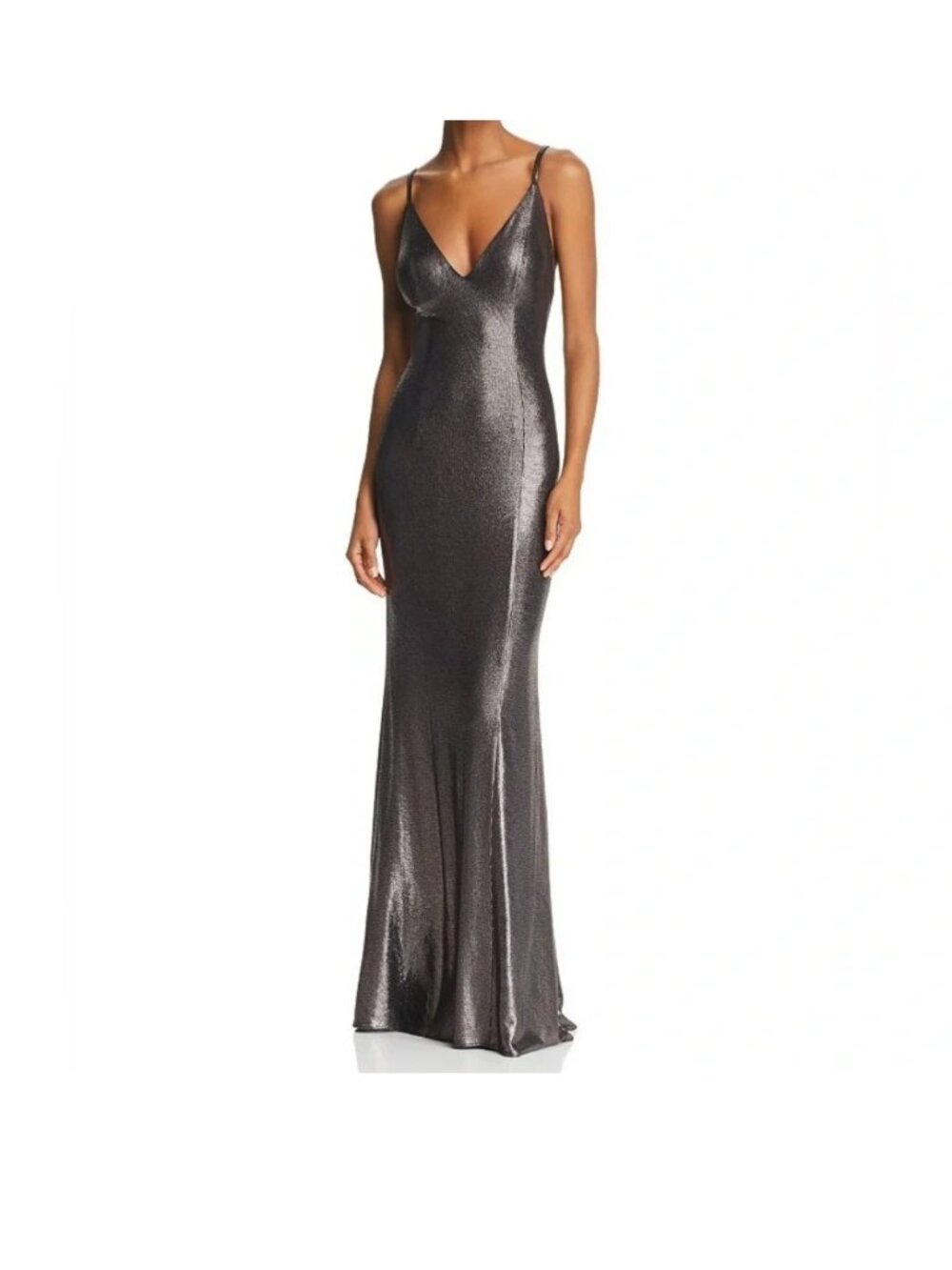 Aidan Mattox Metallic Knit Mermaid